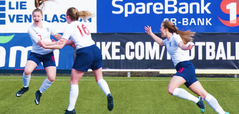 Jess Park scores for England U17s