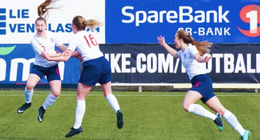 Jess Park scores for England U17s