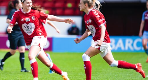 Faye Bryson & Carla Humphrey, Aston Villa v Bristol City, Barclays FAWSL