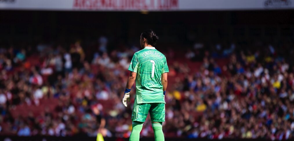 Manuela Zinsberger, Arsenal v Chelsea, Barclays FAWSL