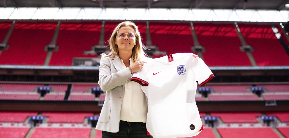 Sarina Wiegman at Wembley