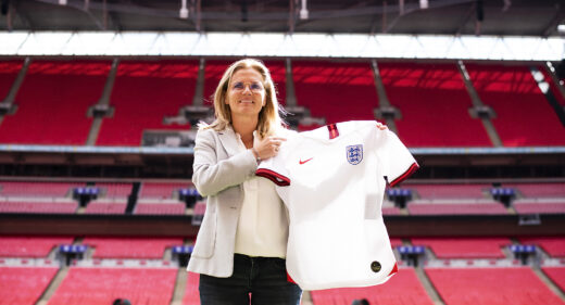 Sarina Wiegman at Wembley