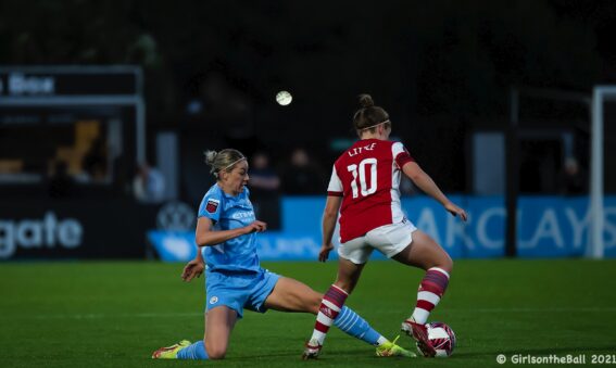 Arsenal v Manchester City, Barclays FAWSL