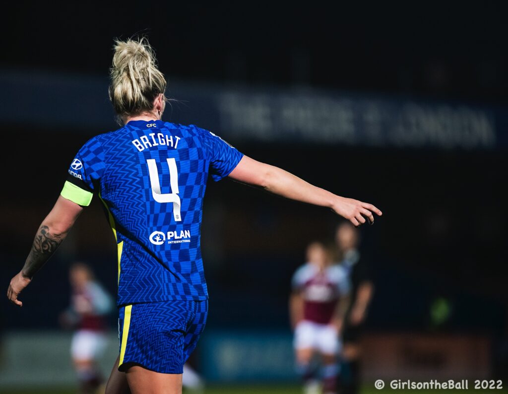 Millie Bright, Chelsea v West Ham, Barclays FAWSL