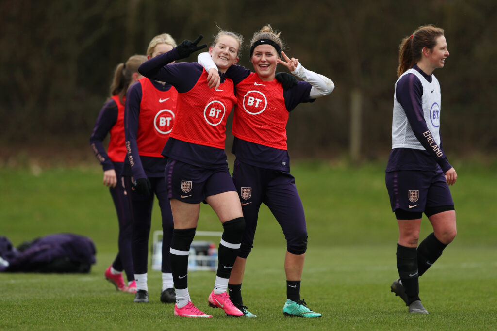  Emma Brown and Zara Musker, England Women's Deaf Squad Camp