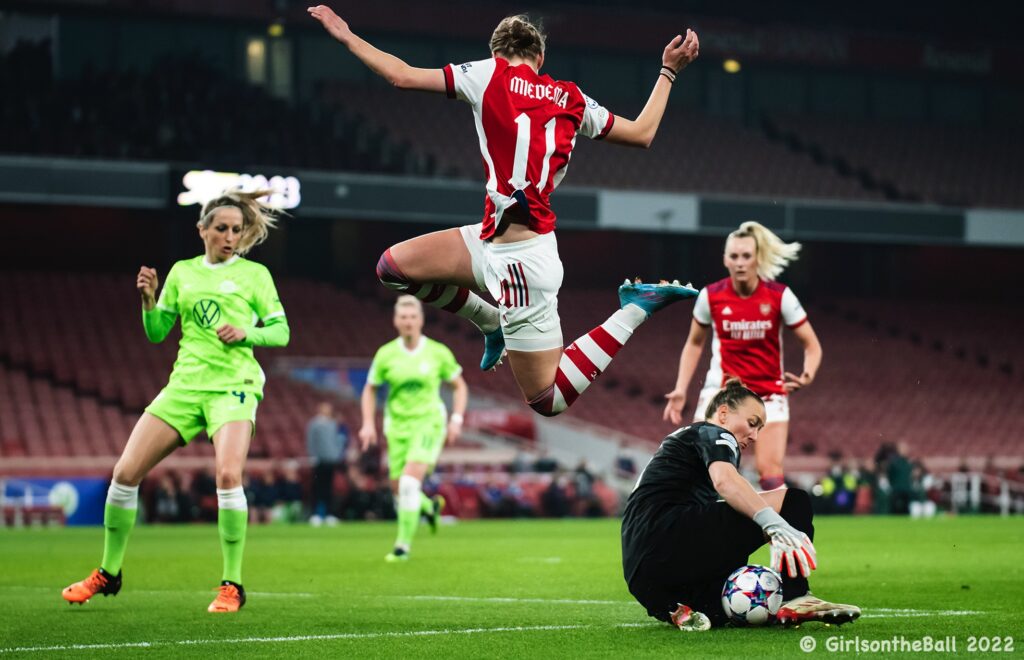 Vivianne Miedema, Arsenal v Wolfsburg, UWCL