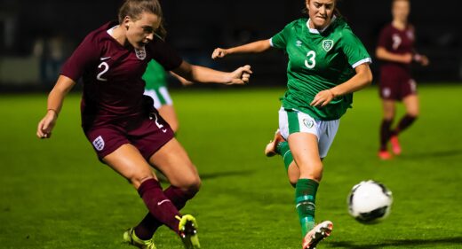 Jorja Fox v Republic of Ireland, England U19s