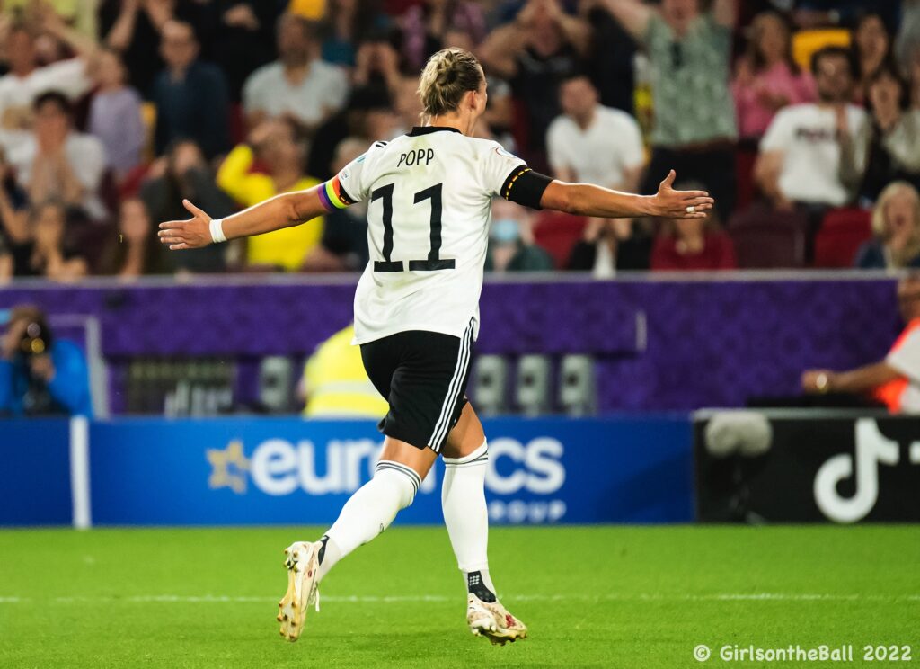 Alexandra Popp, Germany v Austria, Euro 2022