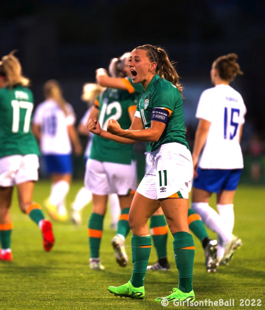 Katie McCabe, Ireland v Finland, FIFAWWC