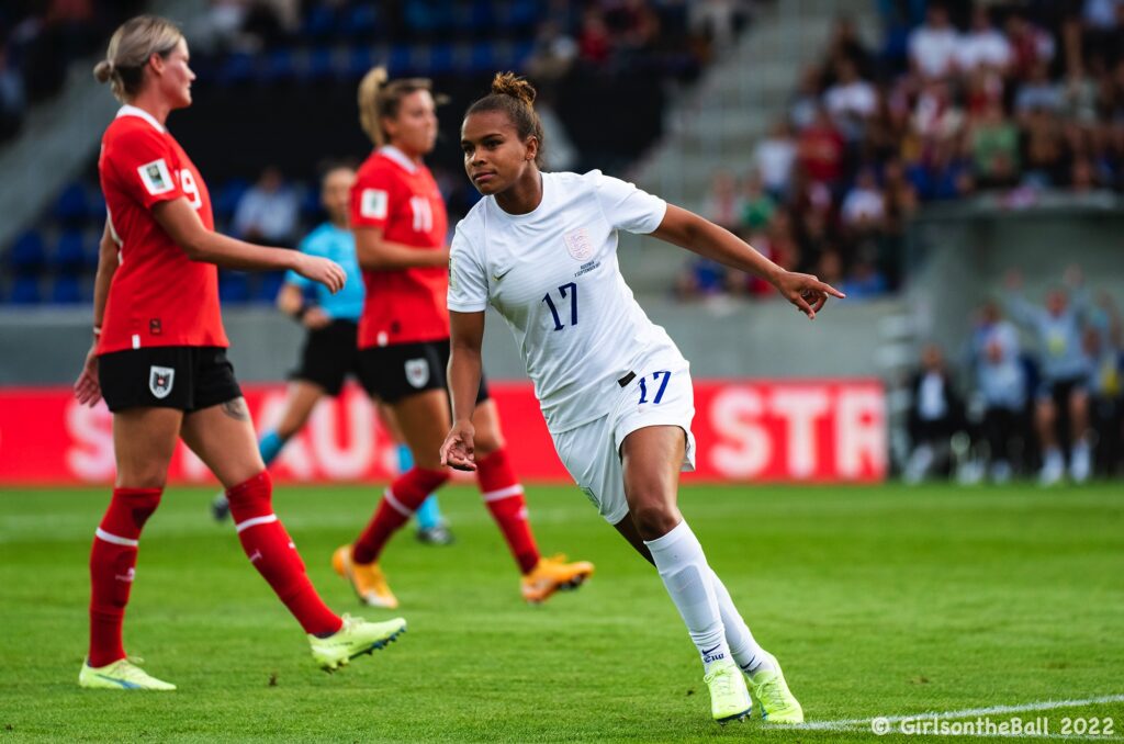 Nikita Parris, Austria v England, FIFAWWC Qualification