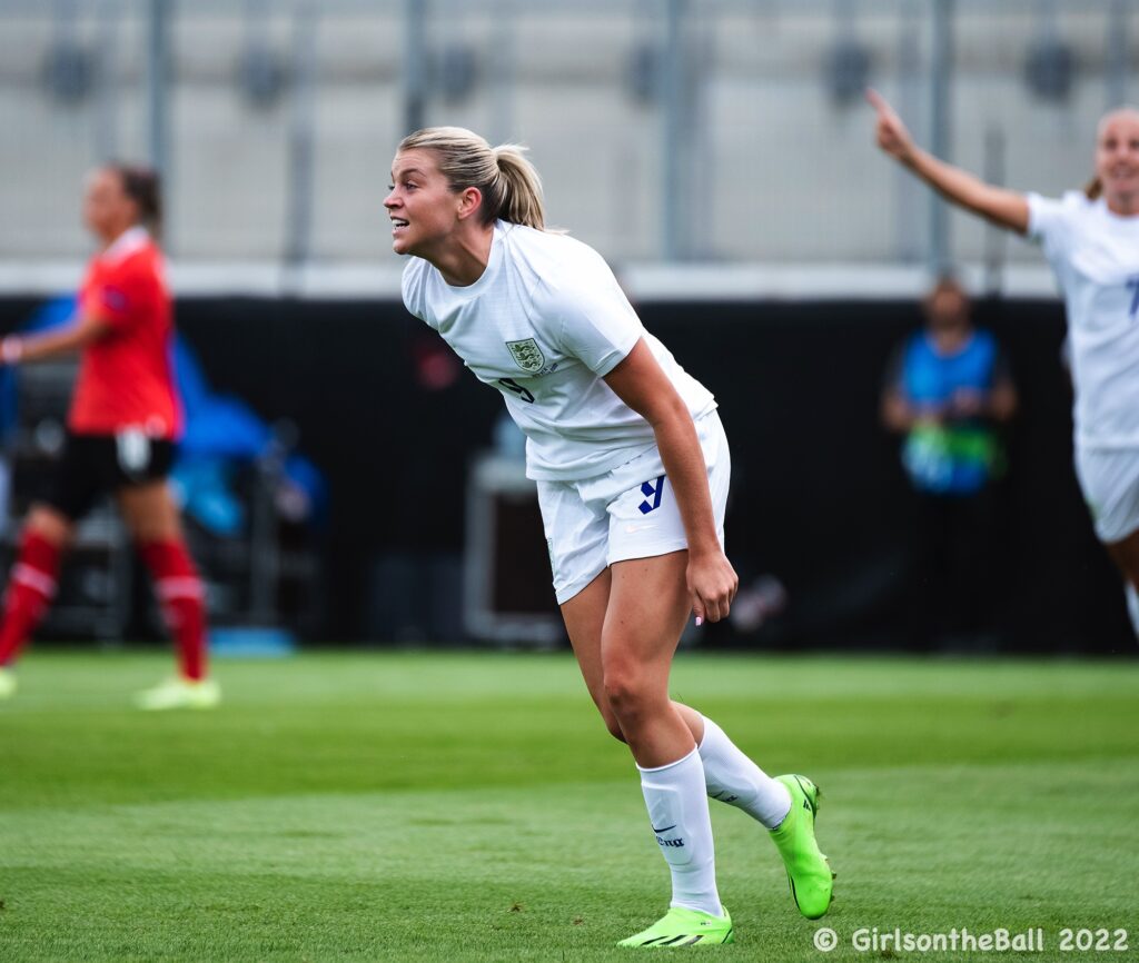 Alessia Russo, Austria v England, FIFAWWC Qualification