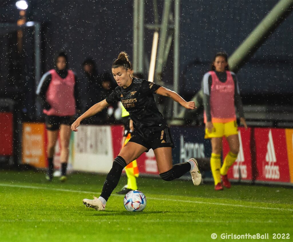 Steph Catley, Ajax v Arsenal, UWCL