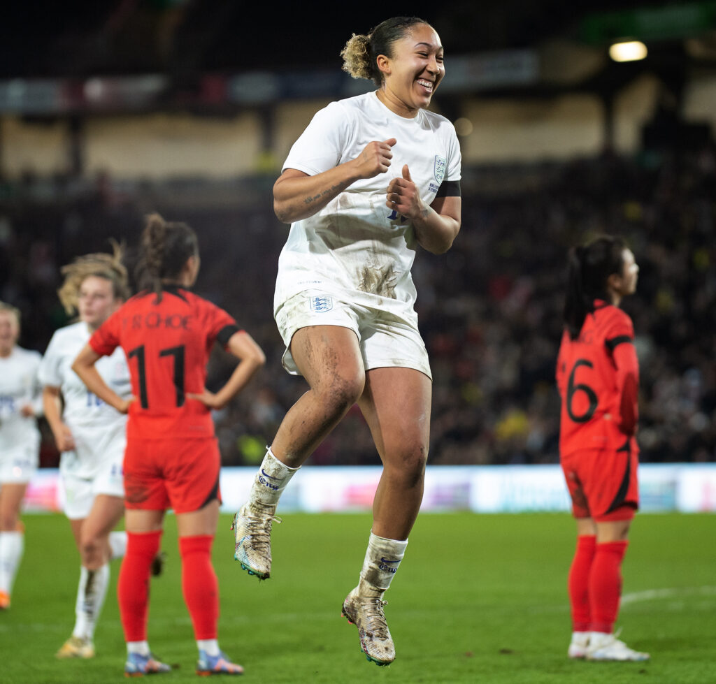 Lauren James, England v Korea Republic, Arnold Clark Cup 2023