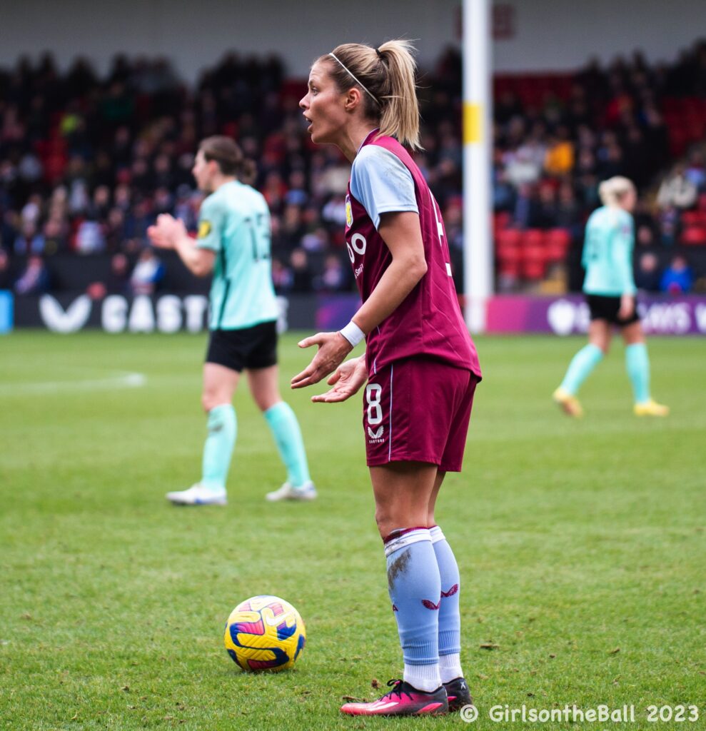 Rachel Daly, Aston Villa v Brighton, Barclays WSL