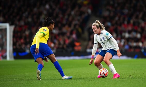 Lauren Hemp, England v Brazil, Finalissima