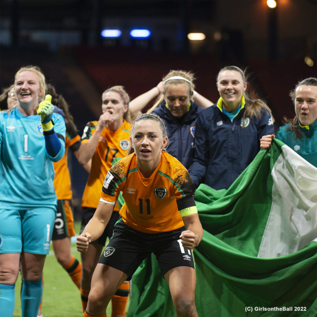 Katie McCabe, Scotland v Republic of Ireland, FIFAWWC Play-Off