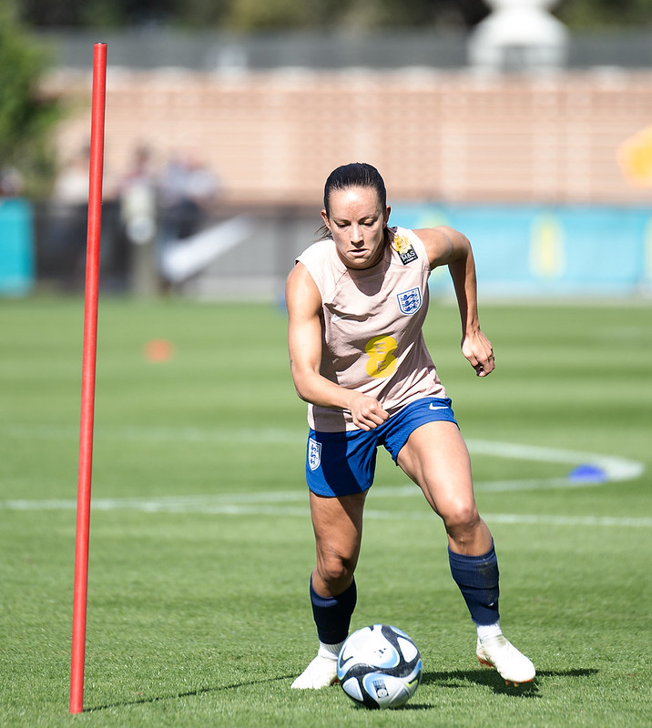 Lucy Staniforth at England pre-World Cup camp