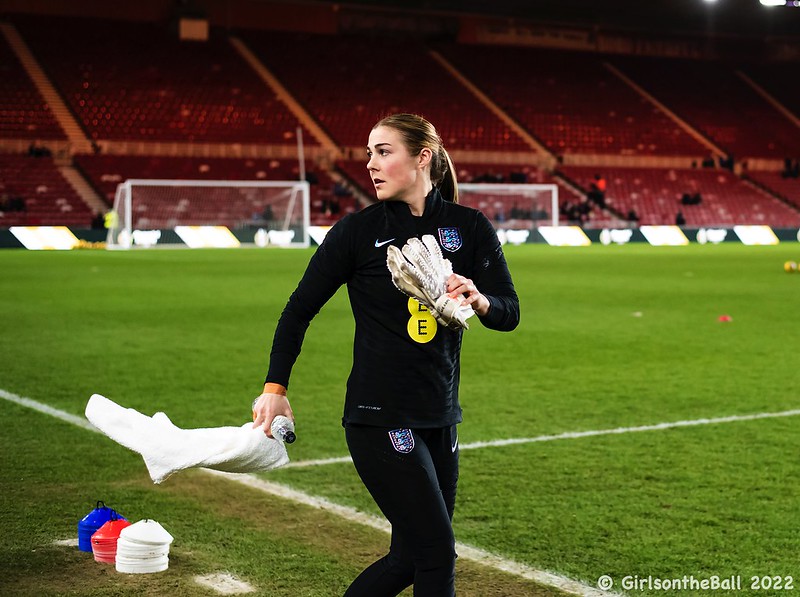 Mary Earps, England v Canada, Arnold Clark Cup 2022