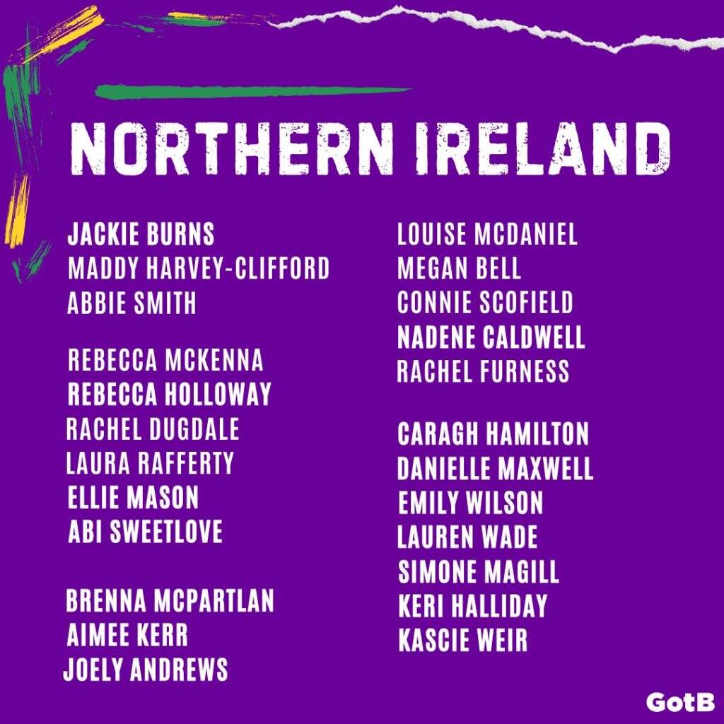 Northern Ireland Seniors - June Camp