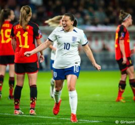 Fran Kirby, England v Belgium