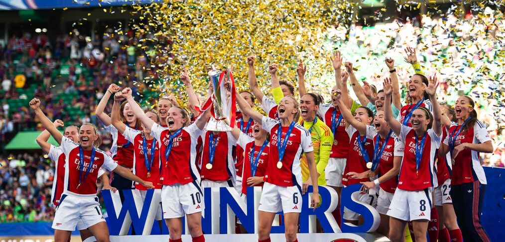 Arsenal win the 2024/2025 UEFA Women's Champions League