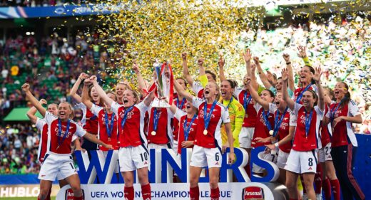 Arsenal win the 2024/2025 UEFA Women's Champions League