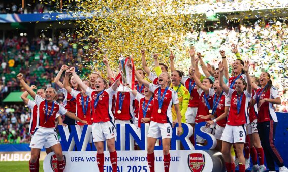 Arsenal win the 2024/2025 UEFA Women's Champions League