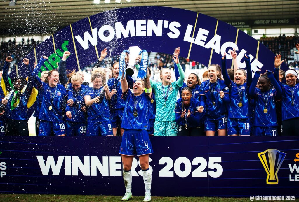 Chelsea lift the 2024/2025 Subway Women's League Cup